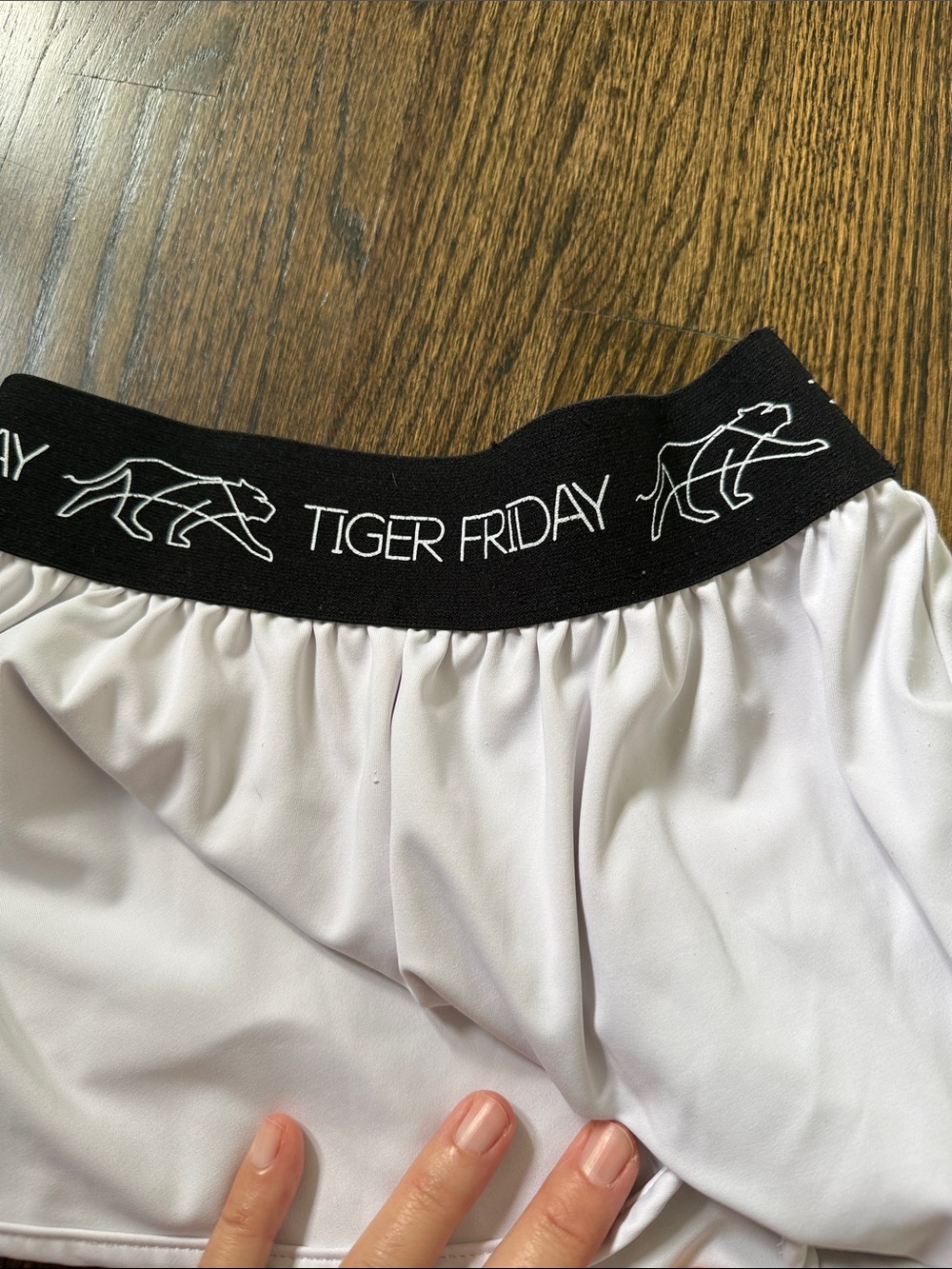 Tiger Friday White Logo Top & Shorts Set Child XL - Picture 6 of 6